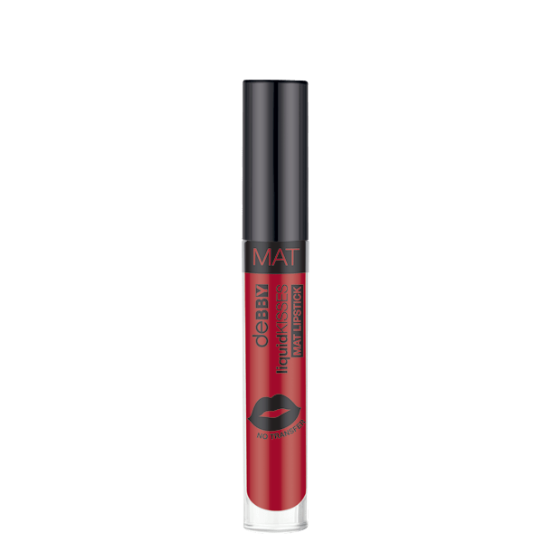 Debby liquidKISSES mat lipstick - 16 flamenco red